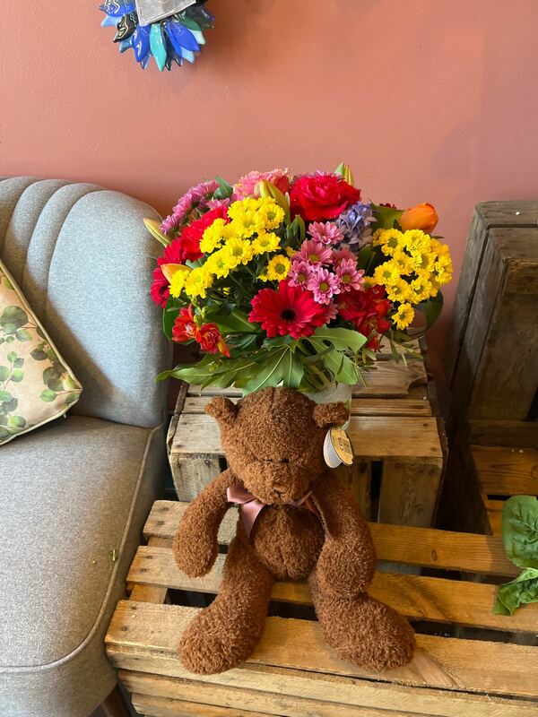 Flowers delivered to customer