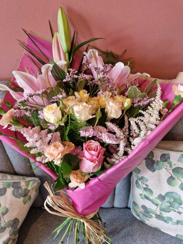 Flowers delivered to customer