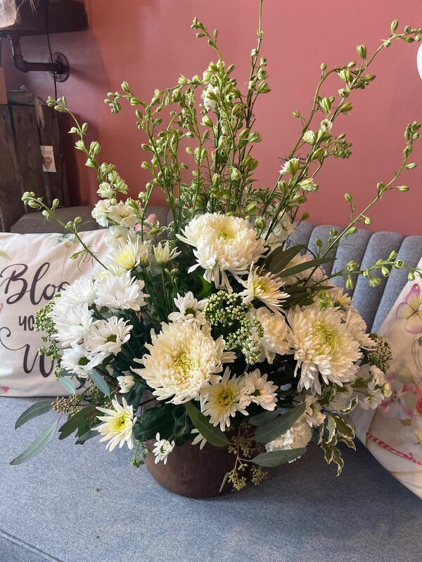 Flowers delivered to customer