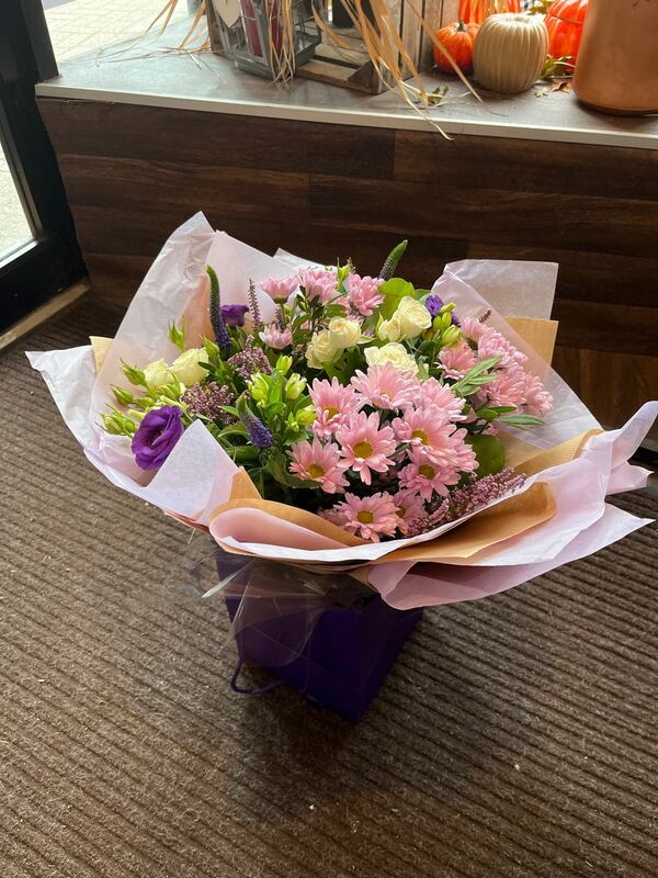 Flowers delivered to customer