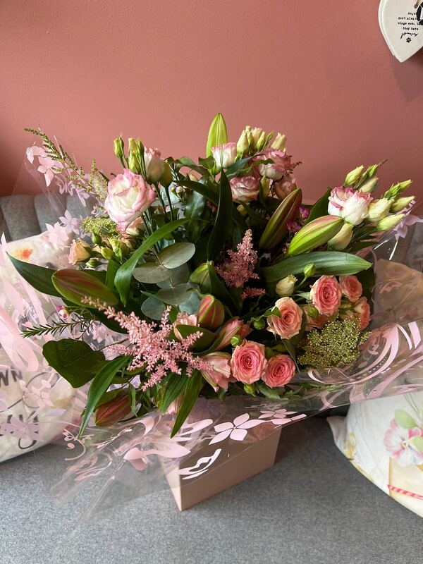 Flowers delivered to customer