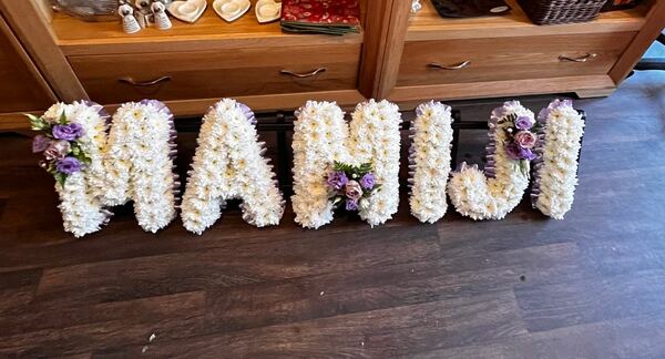 Flowers delivered to customer