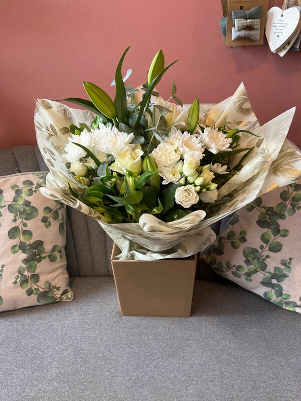 Flowers delivered to customer