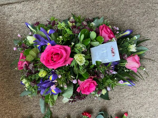 Flowers delivered to customer