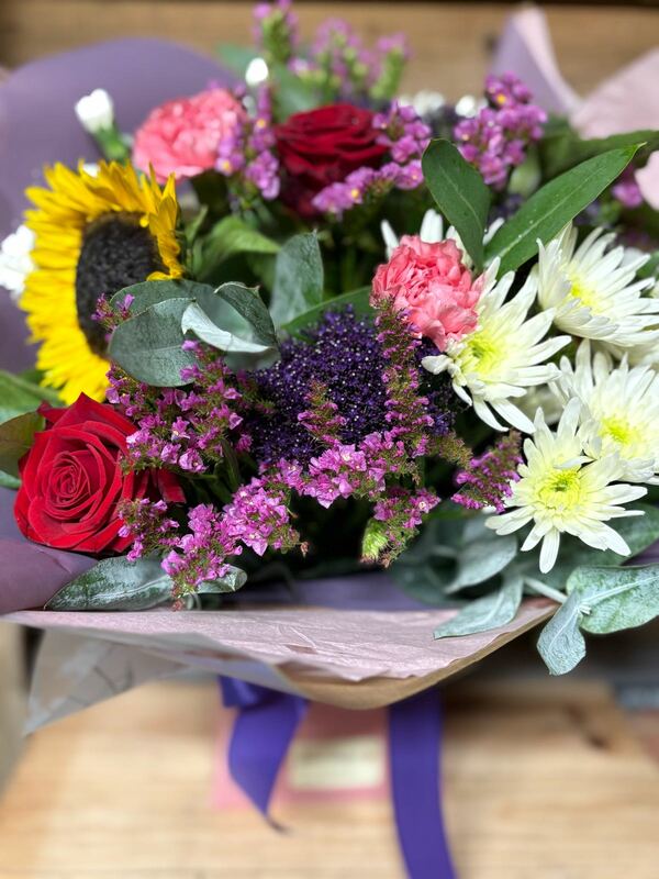Flowers delivered to customer