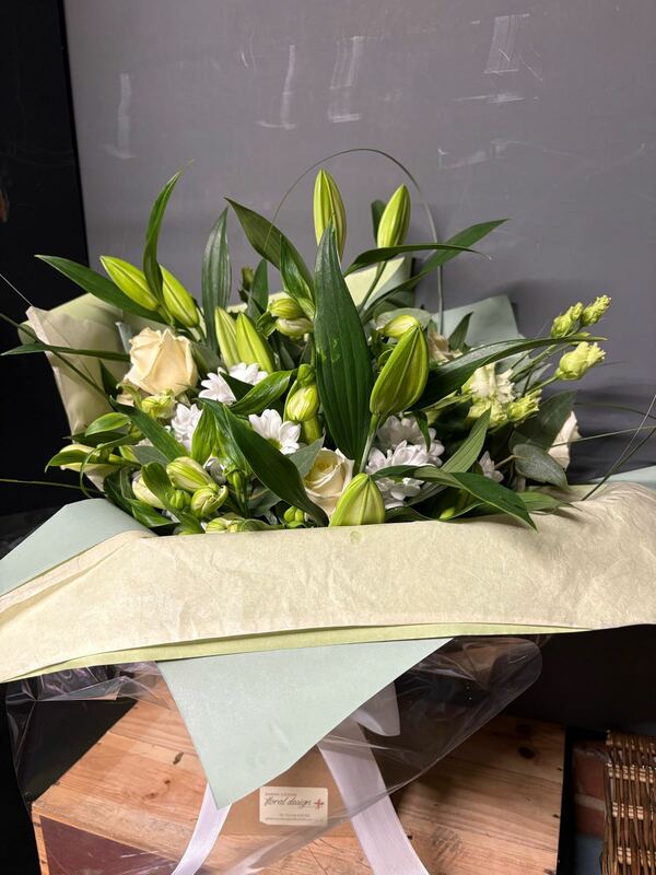 Flowers delivered to customer