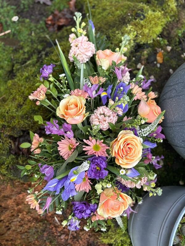 Flowers delivered to customer