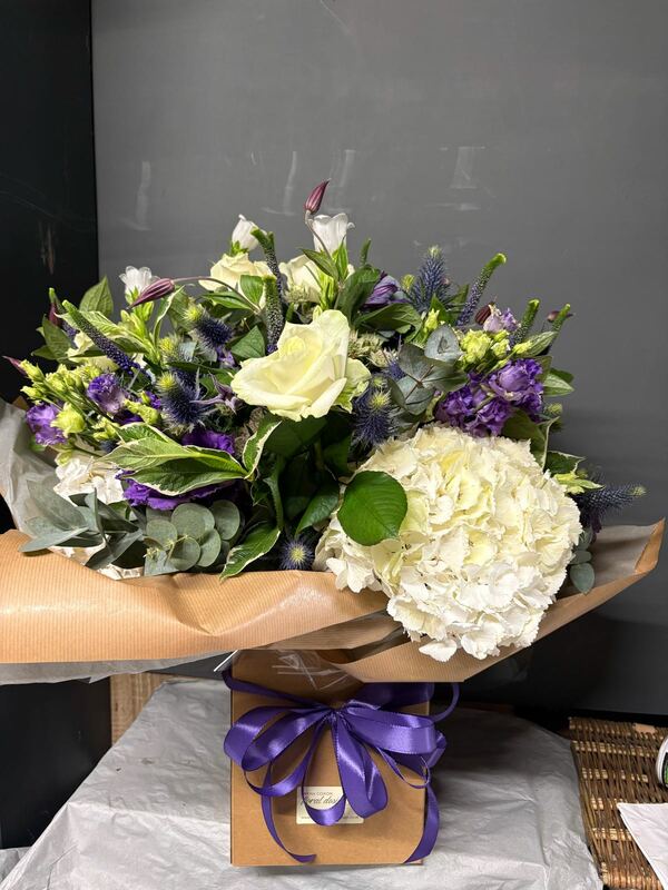 Flowers delivered to customer
