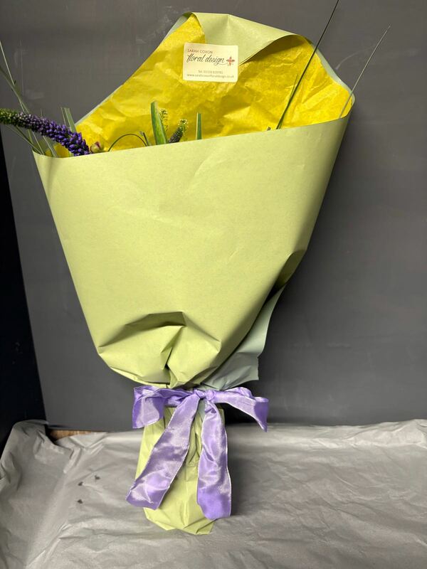 Flowers delivered to customer