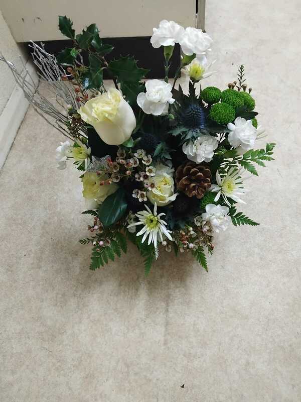 Flowers delivered to customer