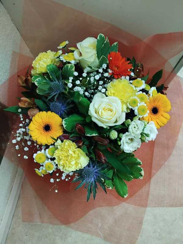 Flowers delivered to customer