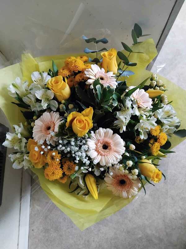 Flowers delivered to customer
