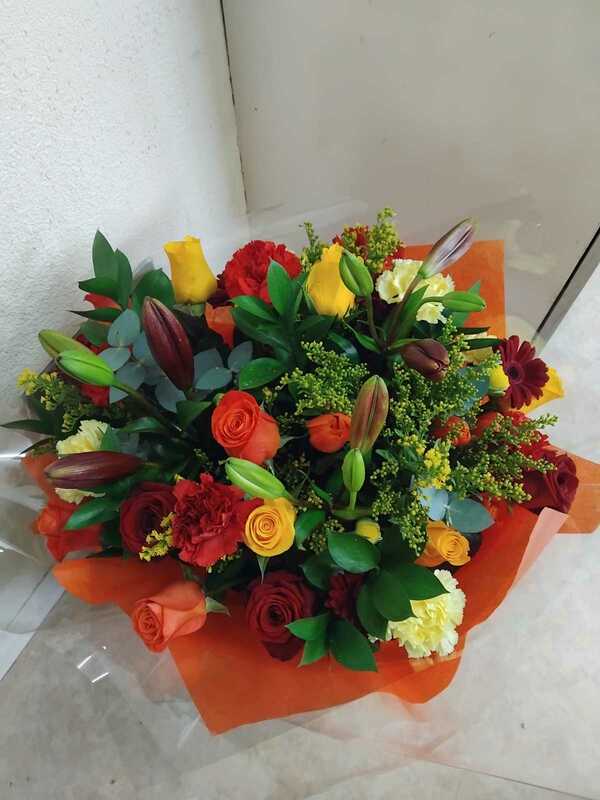 Flowers delivered to customer