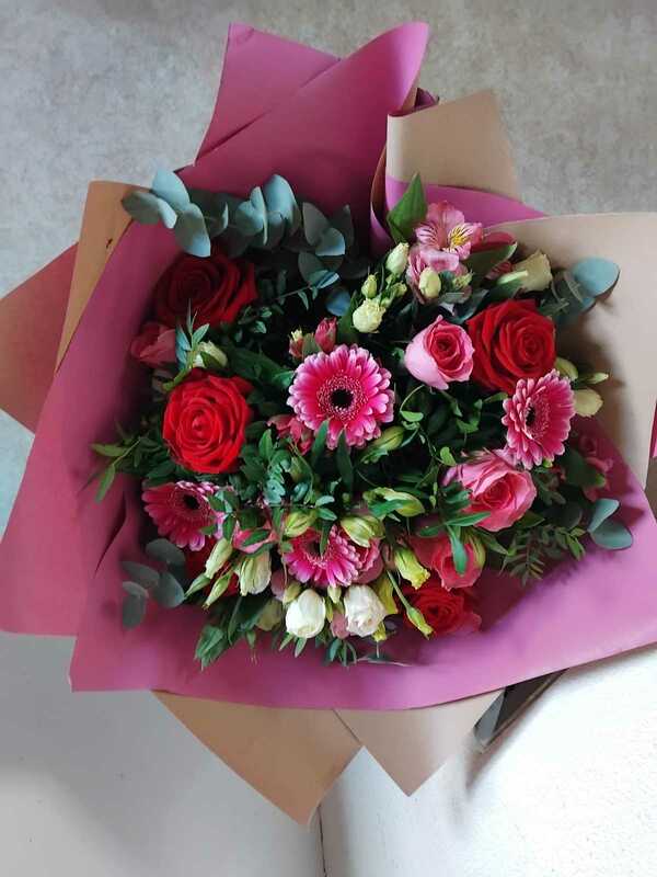 Flowers delivered to customer
