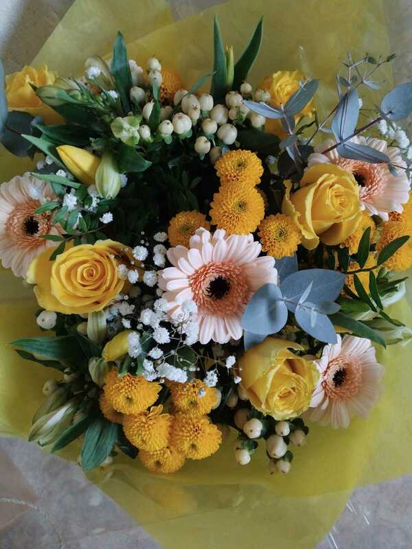 Flowers delivered to customer