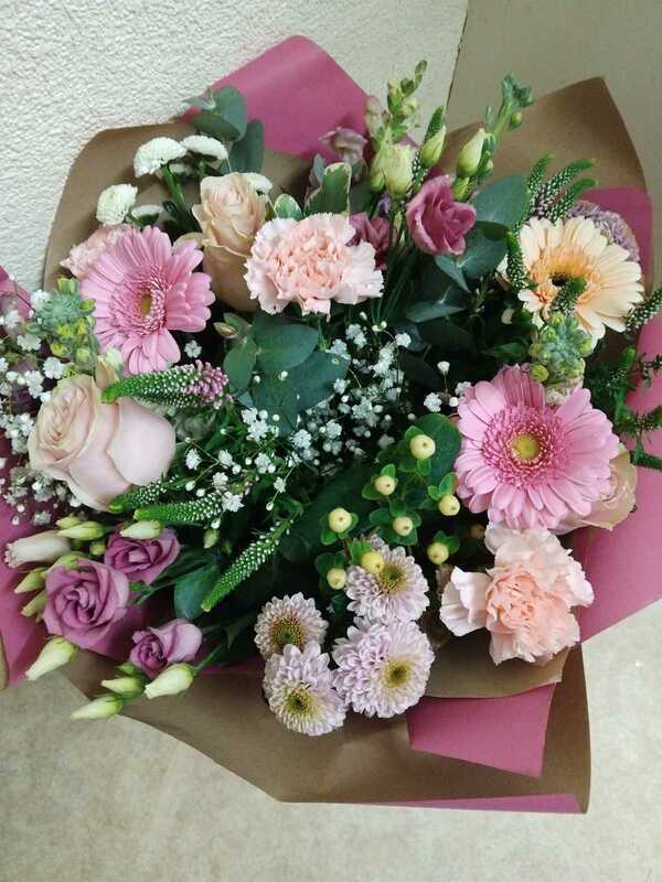 Flowers delivered to customer