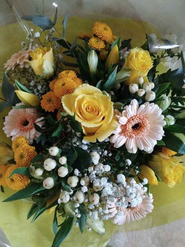 Flowers delivered to customer