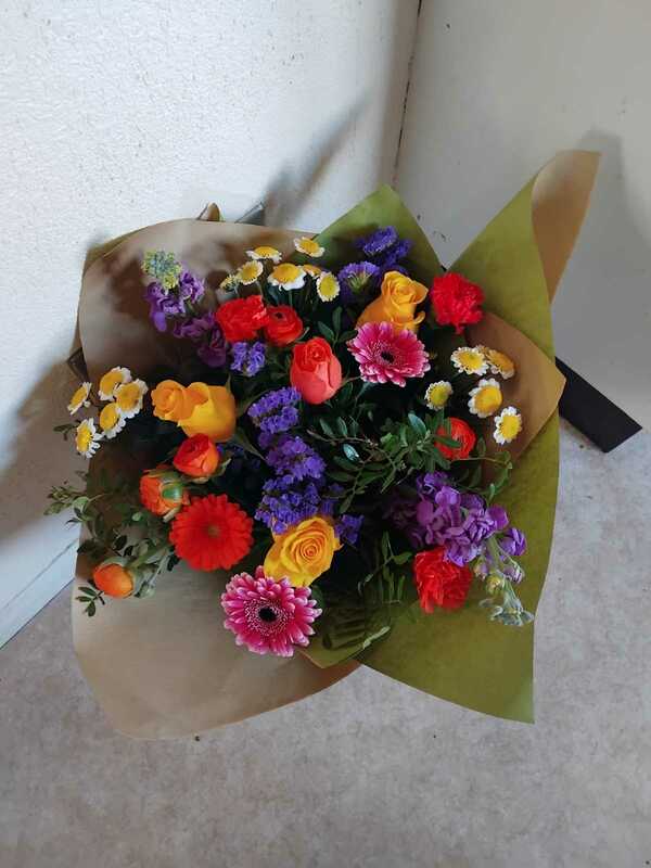 Flowers delivered to customer