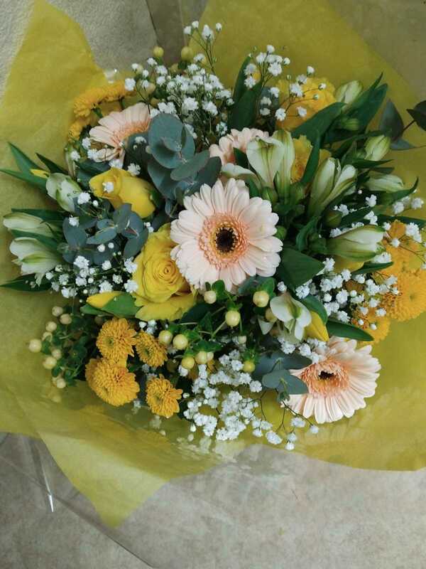 Flowers delivered to customer