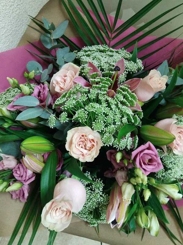 Flowers delivered to customer