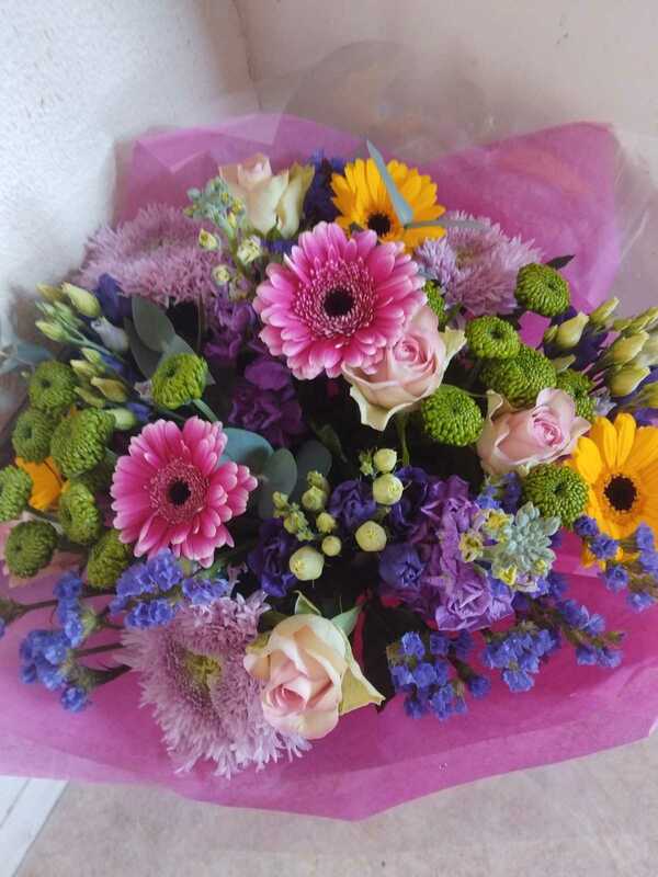 Flowers delivered to customer