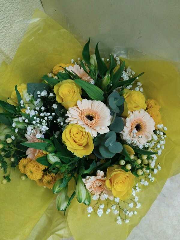 Flowers delivered to customer