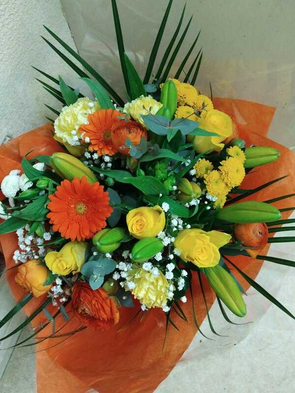 Flowers delivered to customer