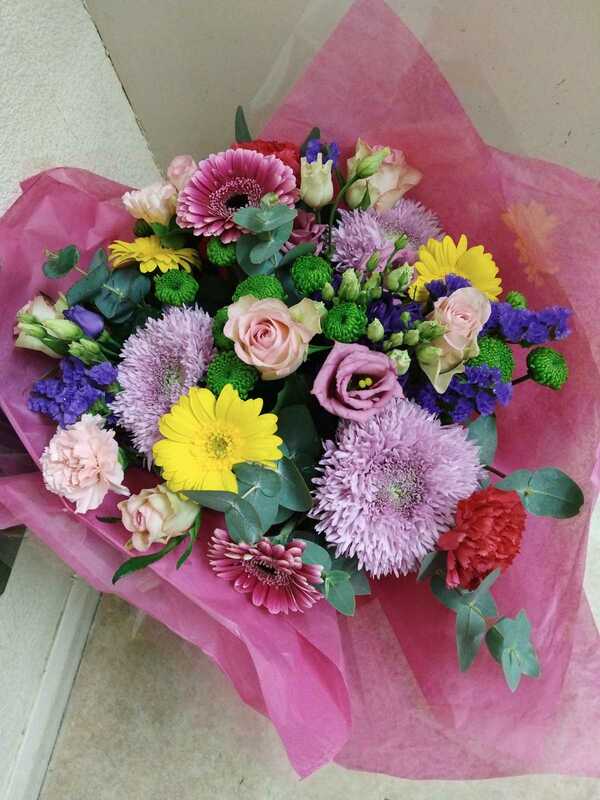 Flowers delivered to customer