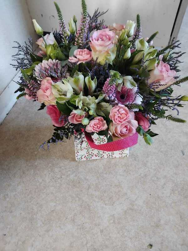 Flowers delivered to customer