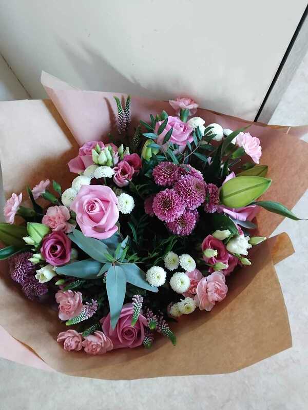 Flowers delivered to customer