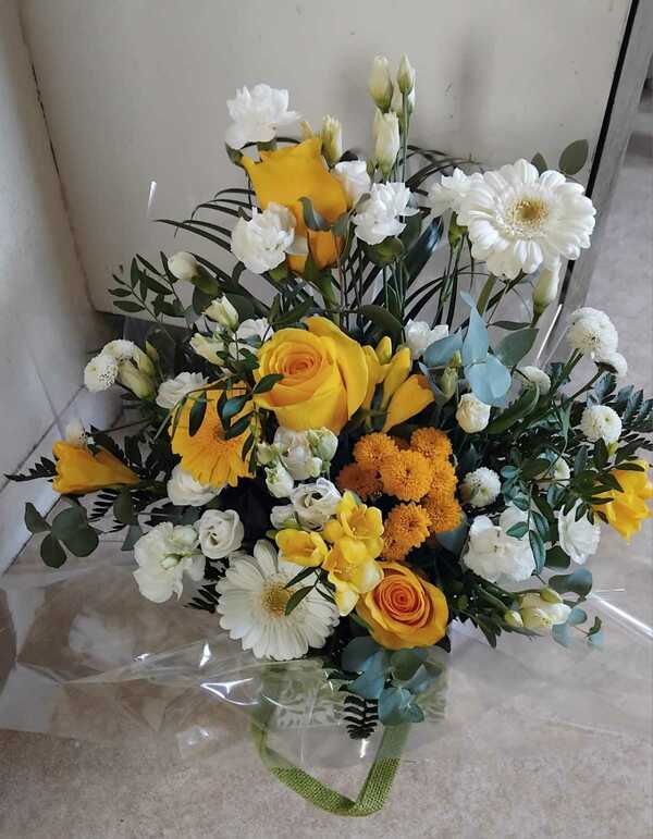 Flowers delivered to customer