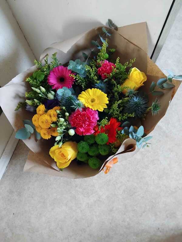 Flowers delivered to customer