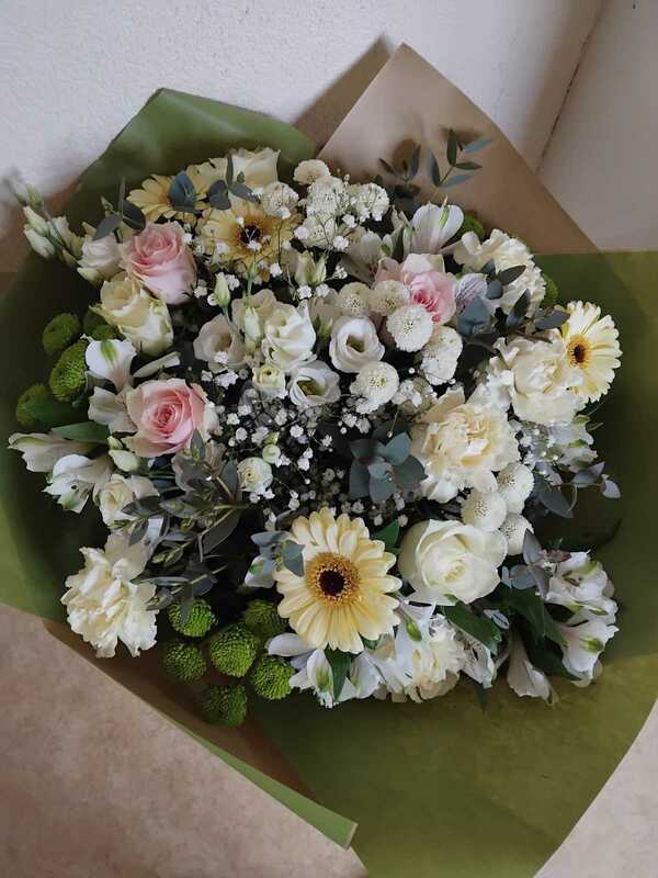 Flowers delivered to customer