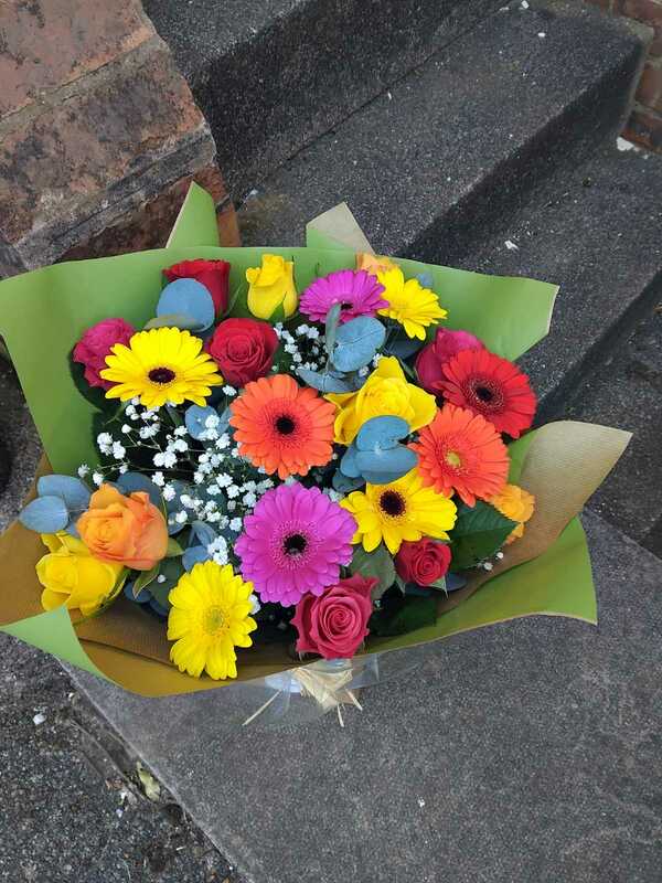 Flowers delivered to customer