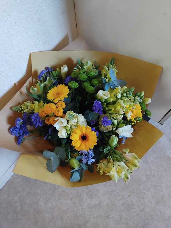 Flowers delivered to customer