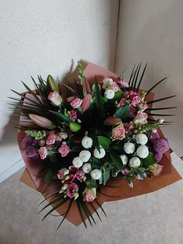 Flowers delivered to customer