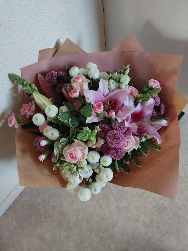Flowers delivered to customer