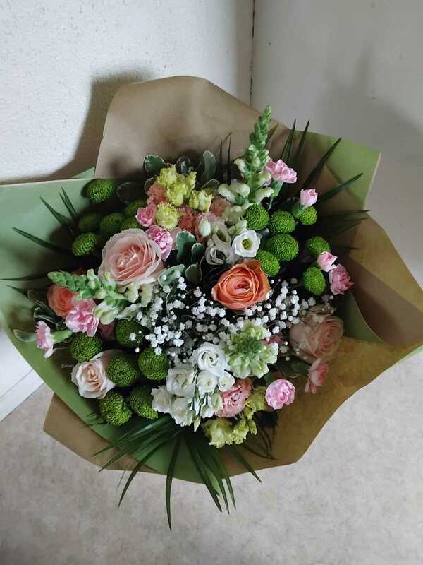 Flowers delivered to customer
