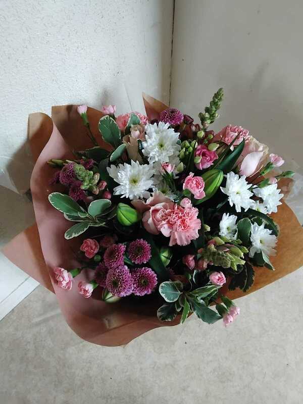 Flowers delivered to customer
