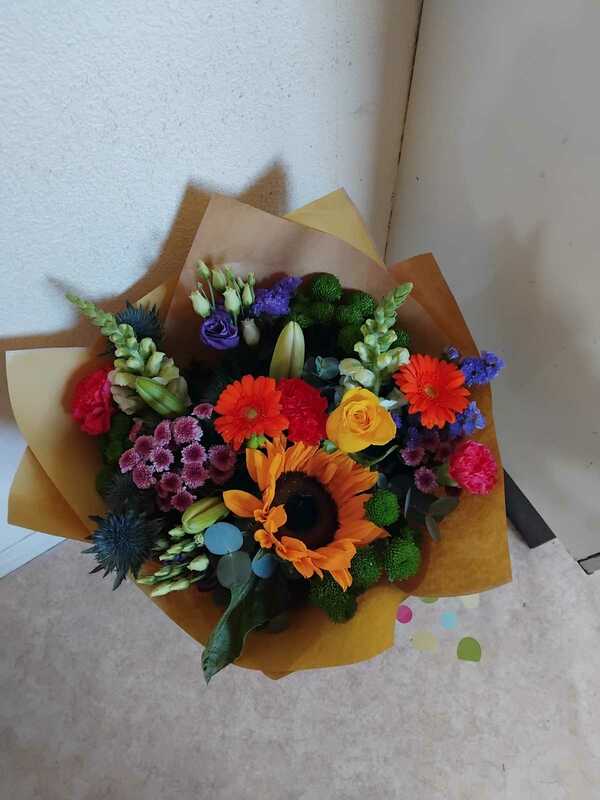 Flowers delivered to customer