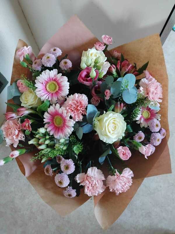 Flowers delivered to customer
