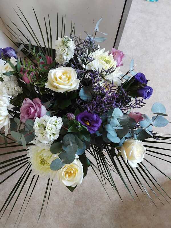 Flowers delivered to customer