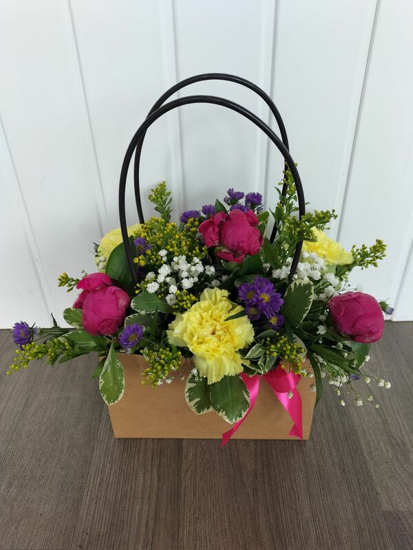 Flowers delivered to customer