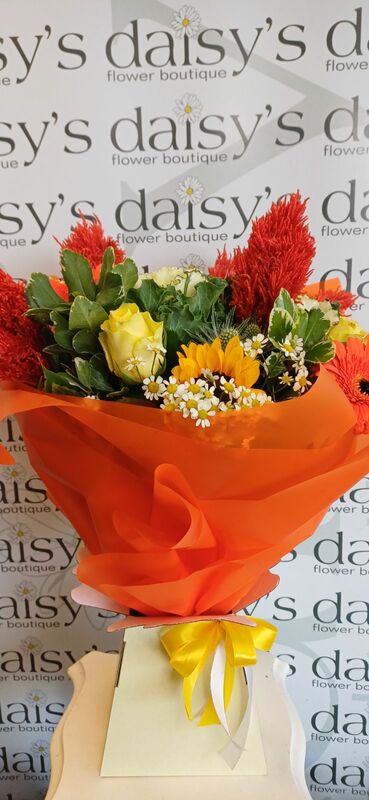 Flowers delivered to customer