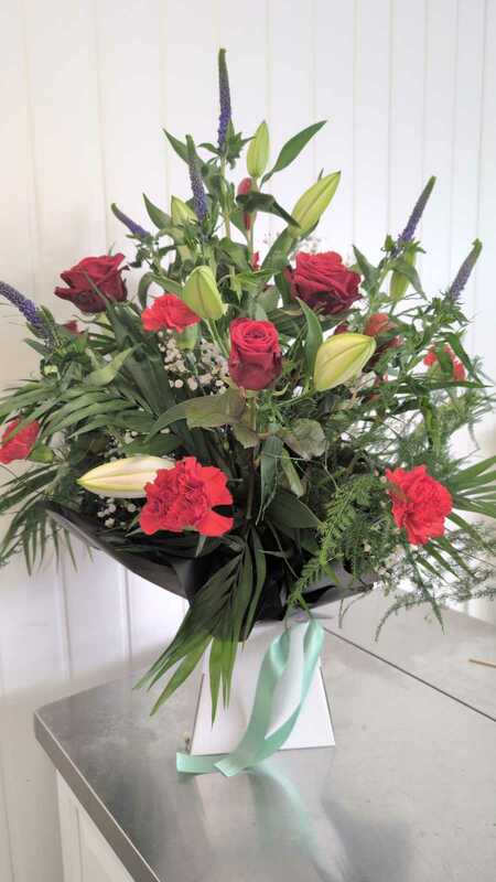 Flowers delivered to customer