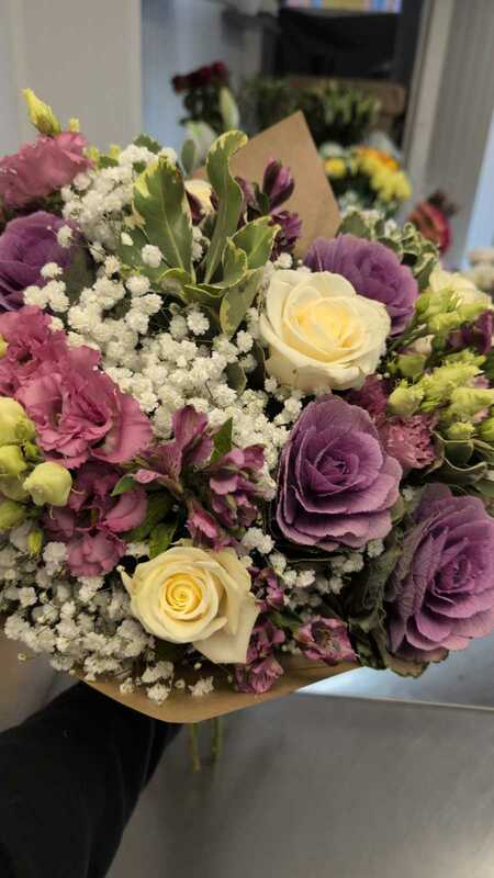 Flowers delivered to customer