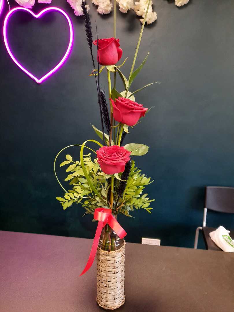 Flowers delivered to customer