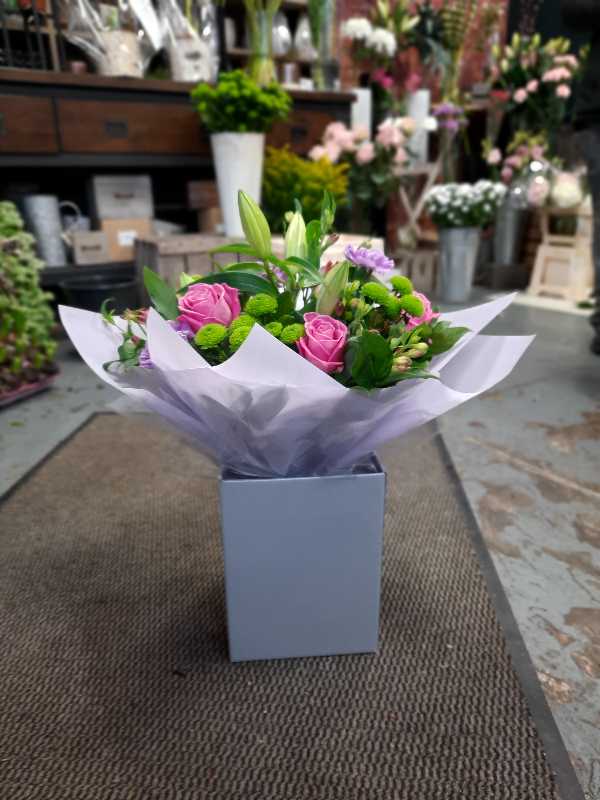 Flowers delivered to customer