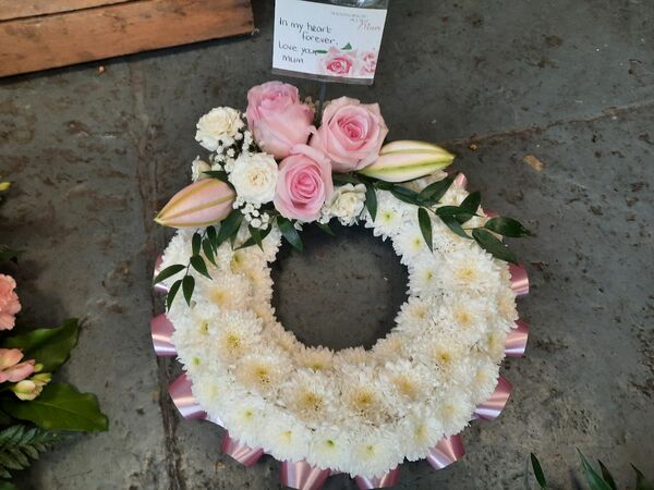 Flowers delivered to customer