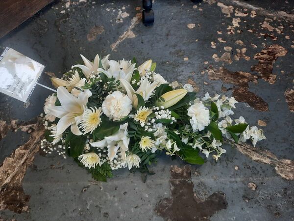 Flowers delivered to customer